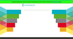 Desktop Screenshot of koreanlang.com